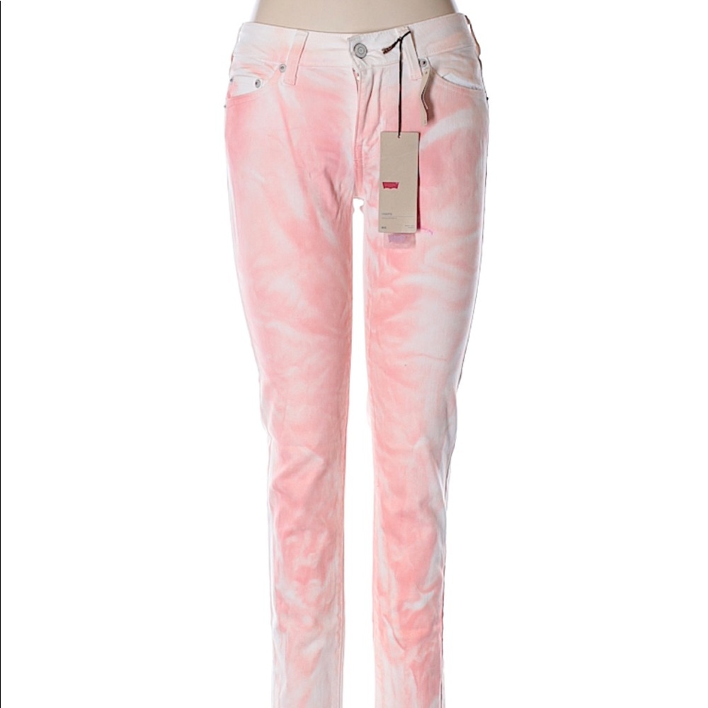 Levi’s color washed / tye die skinny jeans